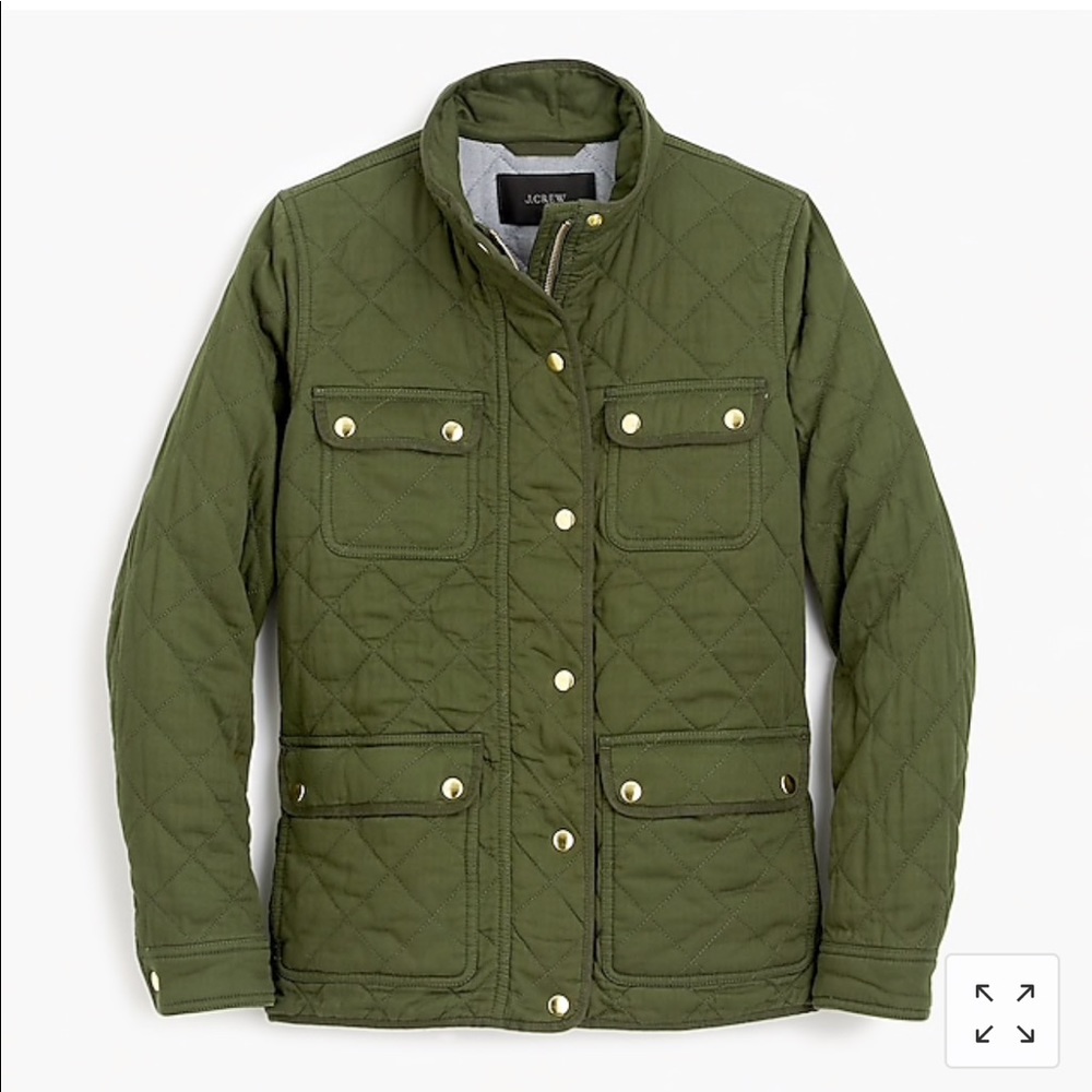 Jcrew quilted Downtown field jacket